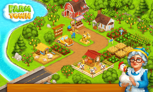 Farm Town: Happy village near small city and town 3.45 screenshots 3