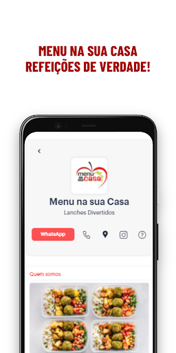 Android application Menu na sua casa screenshort