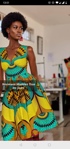 Android application AfroMode: outfits inspiration screenshort