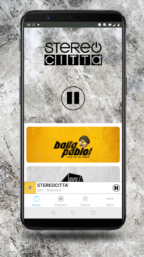 Android application Radio Stereocittà screenshort