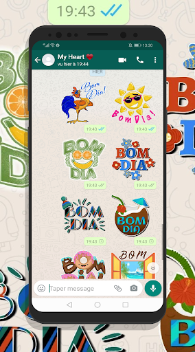 figurinhas bom dia e boa noite 2020 Wastickerapps