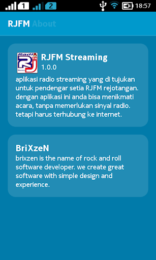 RJFM Streaming Tulungagung Screen 2