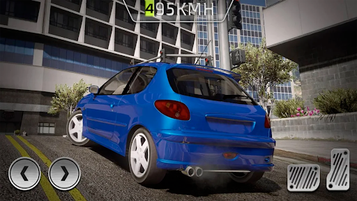206 Car Driving Simulator City Screen 2