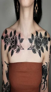 Tatuagens no peito