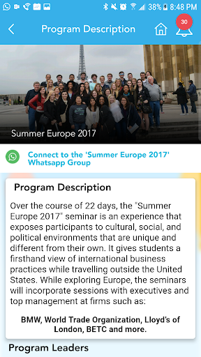IBSABROAD Screen 2