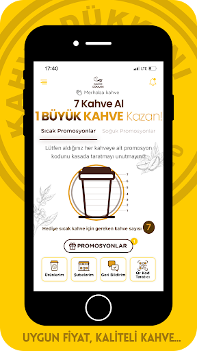 Android application Kahve Dükkanı screenshort