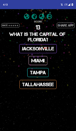 USA State Capitals Fun Game Screen 2