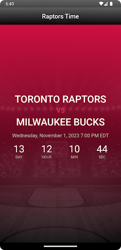 Raptors Time Screen 2