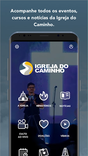 Android application Igreja do Caminho screenshort