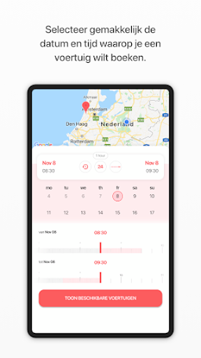 Android application Mobiliteitsapp PoA screenshort