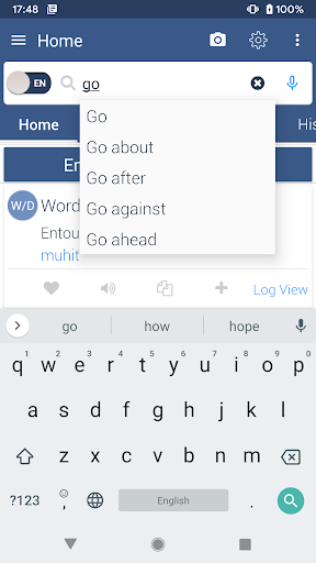 Android application Turkish Dictionary Offline screenshort