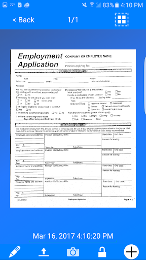 neuDocs Capture - PDF Scanner Screen 2