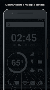 Murdered Out Pro - Black Icons Schermata
