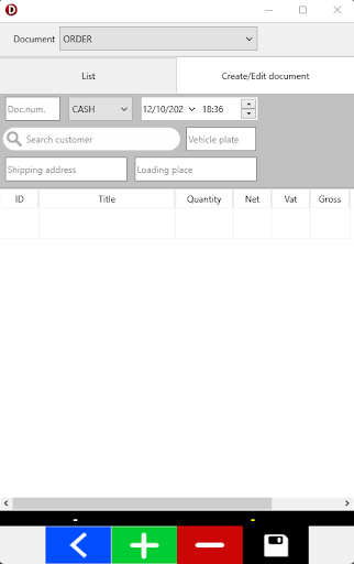 EMDI - Business management Screen 2