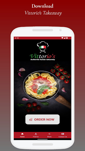 Android application Vittorio's Takeaway screenshort