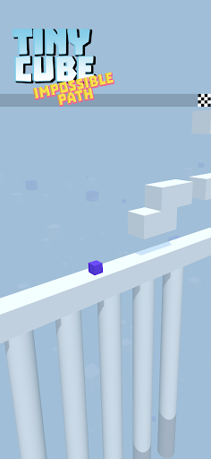 Android application Tiny Cube - Impossible Path screenshort