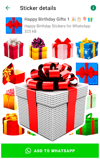 Birthday Stickers for WhatsApp screenshot 17