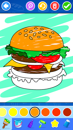 Game screenshot Food & Fruits Coloring Games mod apk