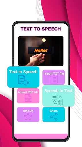 Android application Text to Speech- Voice to Text screenshort