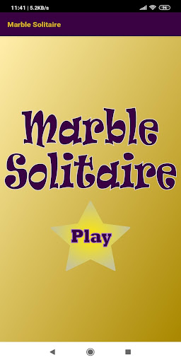 Android application Marble Solitaire screenshort