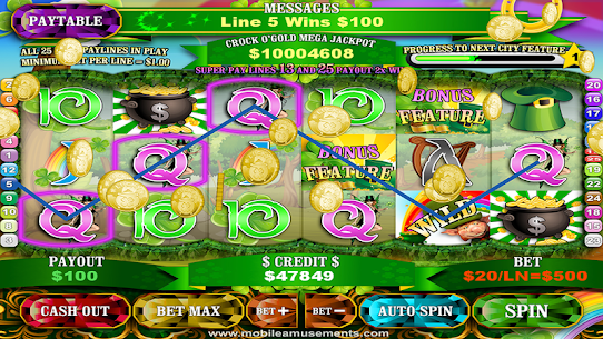 Crock O'Gold Rainbow Slots For PC 3