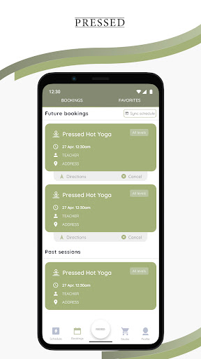 Pressed Hot Yoga & Juice Screen 3