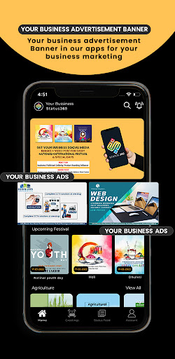 Android application Status365 - Festival Poster screenshort