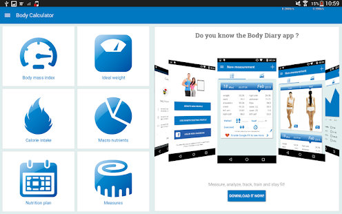 BMI Calculator & Ideal Weight Screenshot