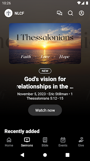 NewLife Christian - Fellowship Screen 2