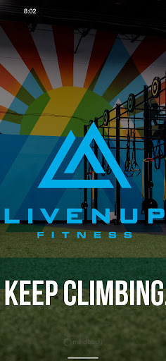 Android application Liven Up Fitness screenshort