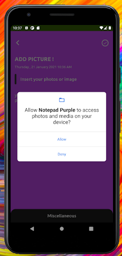 Notepad Purple - Small Simple Fast Note