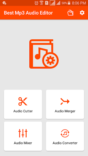 Android application MP3 Cutter and Ringtone Maker screenshort