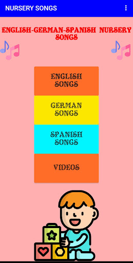 Android application Nurserysongs screenshort