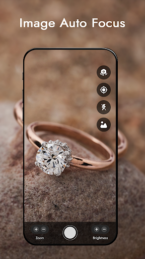 Android application Magnifying Glass + Flashlight screenshort