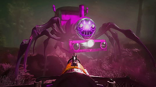 Scary Spider Train Game Real