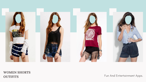 Android application Women Shorts Outfit Photo Suit screenshort