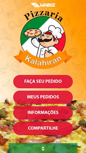 Android application Pizzaria Kalahiran screenshort