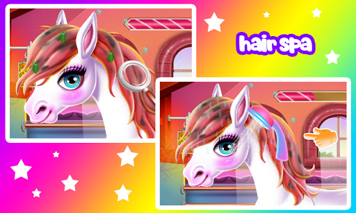 Rainbow Pony Hair Salon Screen 3