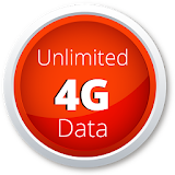 Unlimited 4G data icon