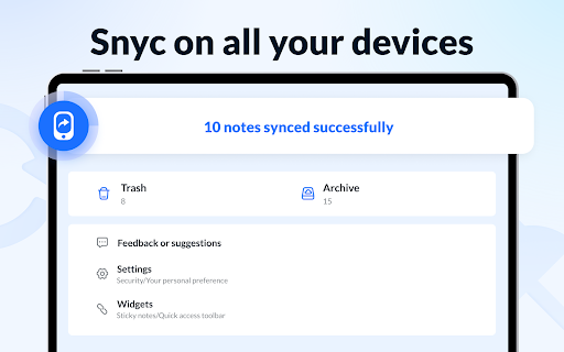 Screenshot of Notepad, Notes, Easy Notebook
