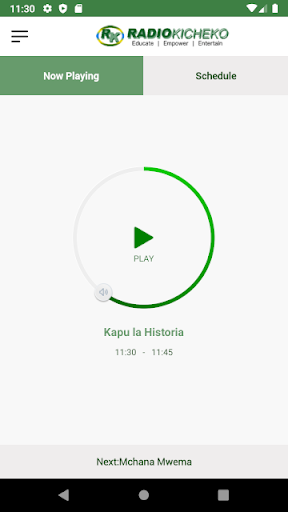 Android application Radio Kicheko screenshort