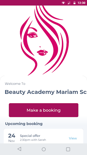 Android application Beauty Academy Mariam Schafa screenshort