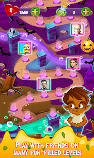 Halloween Smash 2021 - Witch Candy Match 3 Puzzle