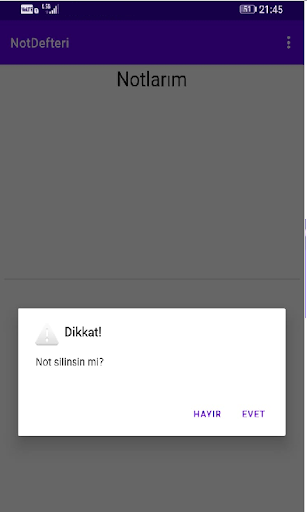 Not Defterim Screen 2