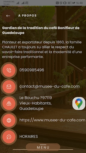 Musée du Café Screen 3