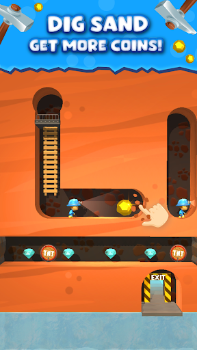 Mine Rescue: Gold Mining Games - Puzzle - games