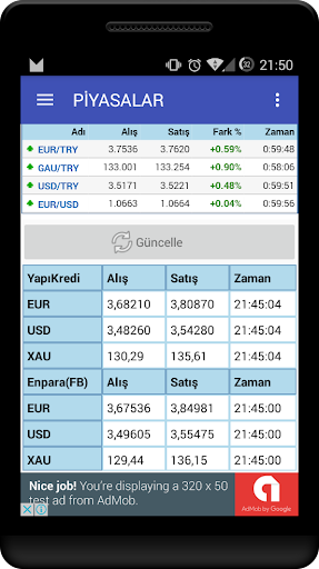 Exchange Monitor Screen 2