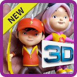 3D: Boboy Adu puzzle icon