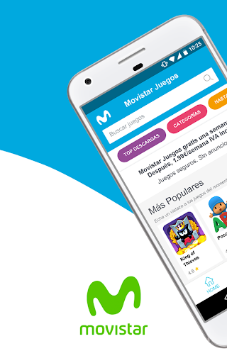 Android application Movistar Juegos screenshort