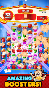 Burger Match 3 MOD APK (Unlimited Money) Android Download 2